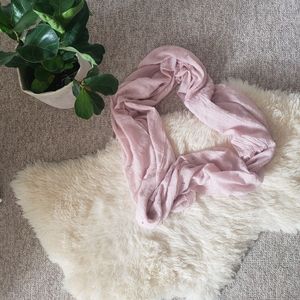 Pink Beaded Infiniti Scarf